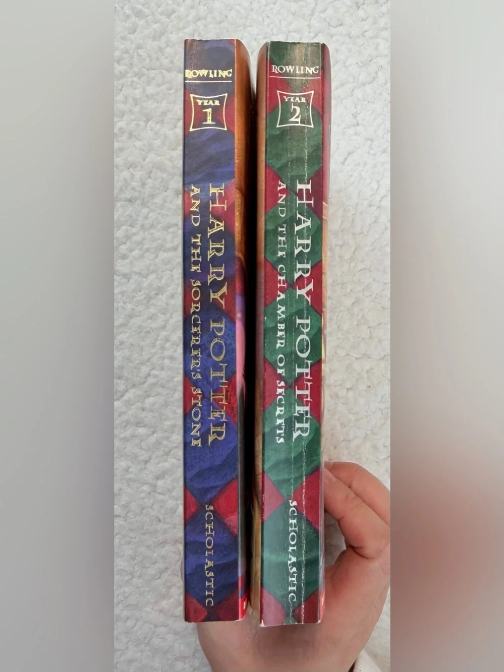 (VTG) HARRY POTTER • Sorcerer’s Stone & Chamber of Secrets Paperback Set, OS
